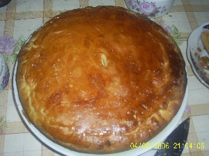 Пирог с капустой и рыбой