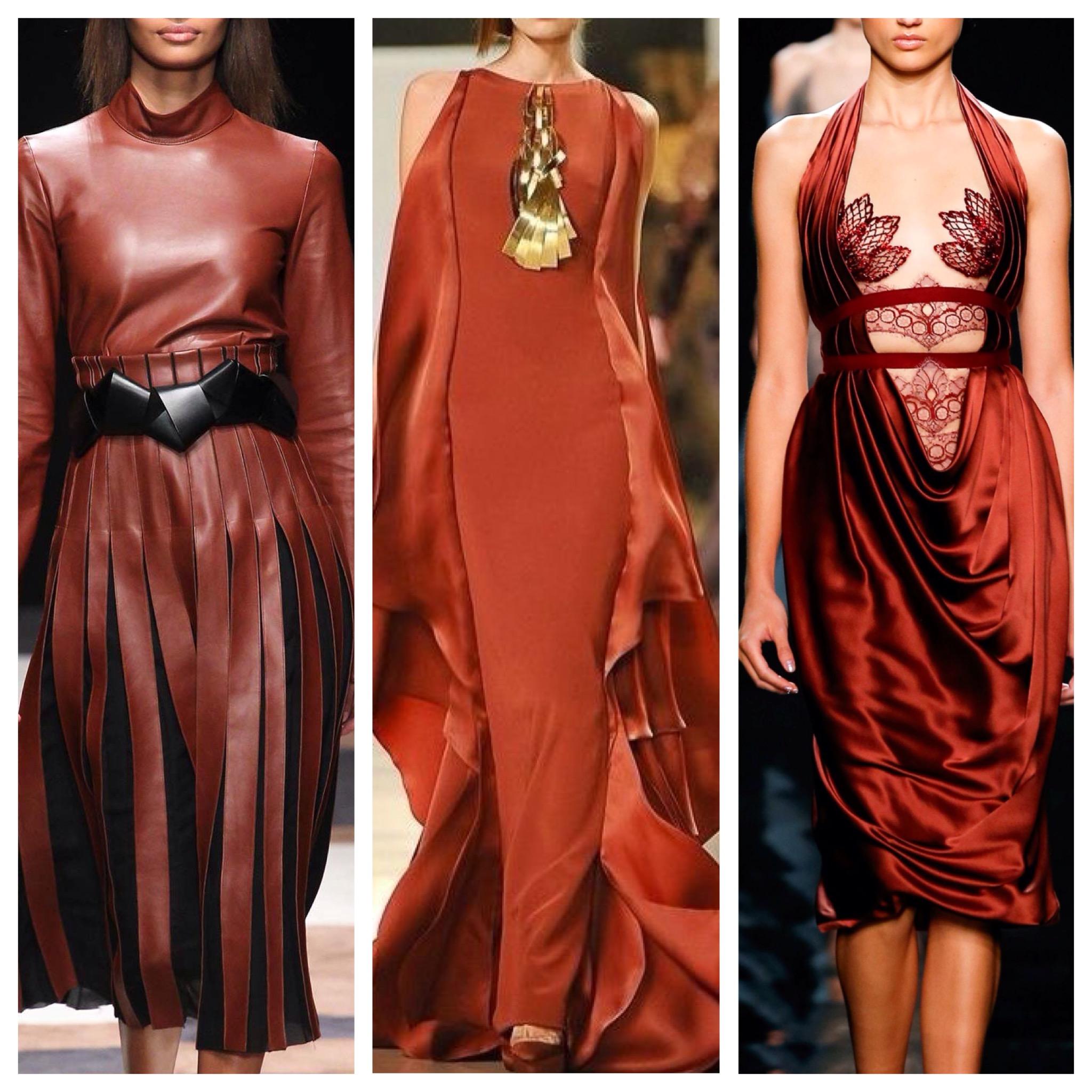 вариации платьев модных коллекций